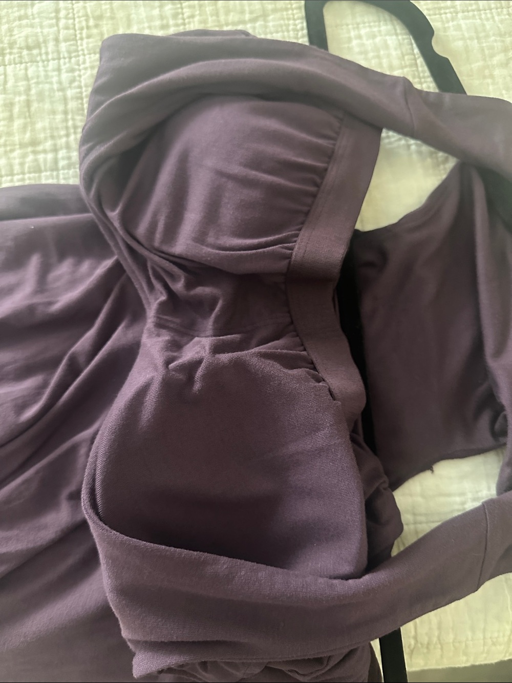 Soma Purple Racerback Tank Top with built in bra - Picture 8 of 8